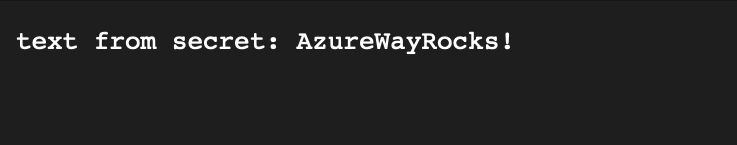 Azure Container Apps – secrets