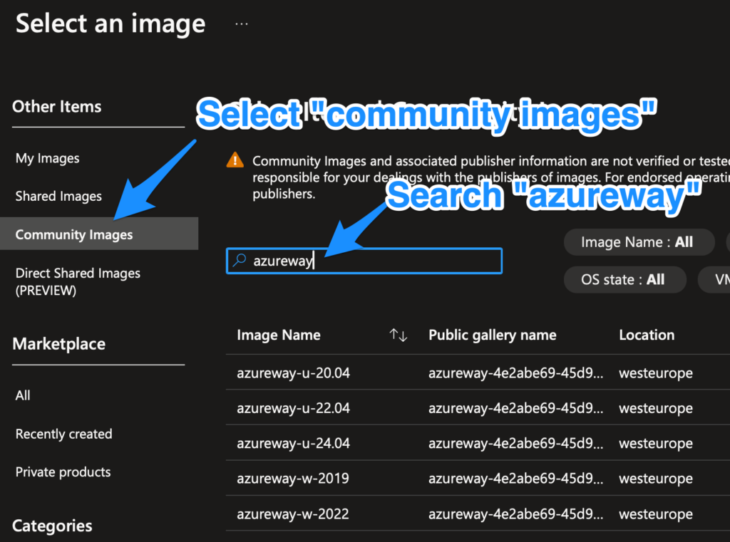 Azure DevOps self-hosted agent using prebuilt images