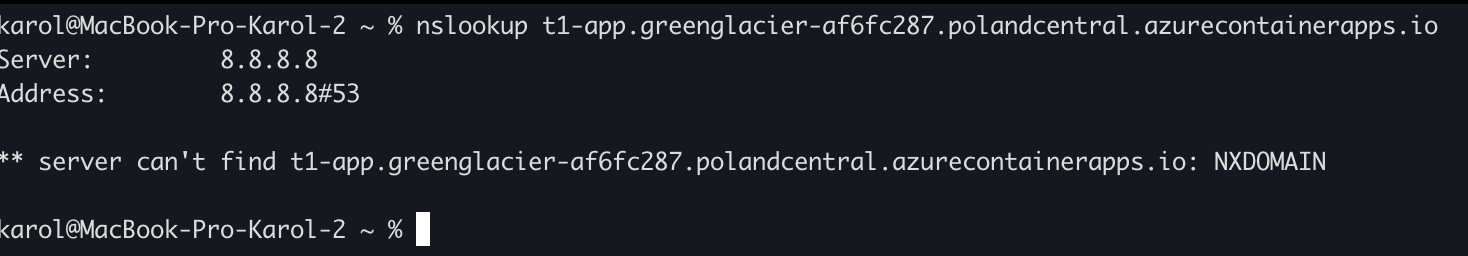 Azure Container Apps – Private Networking debug failed